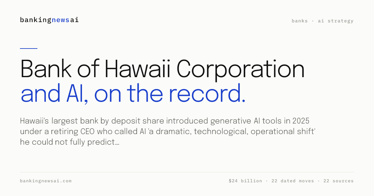 Bank of Hawaii Corporation Competitors and Alternatives (2026 ...