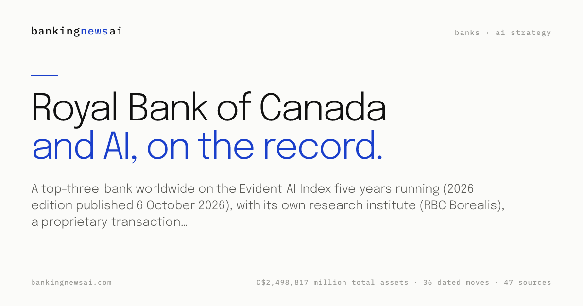 RBC AI Strategy (2026): Use Cases, Leaders | BankingNewsAI