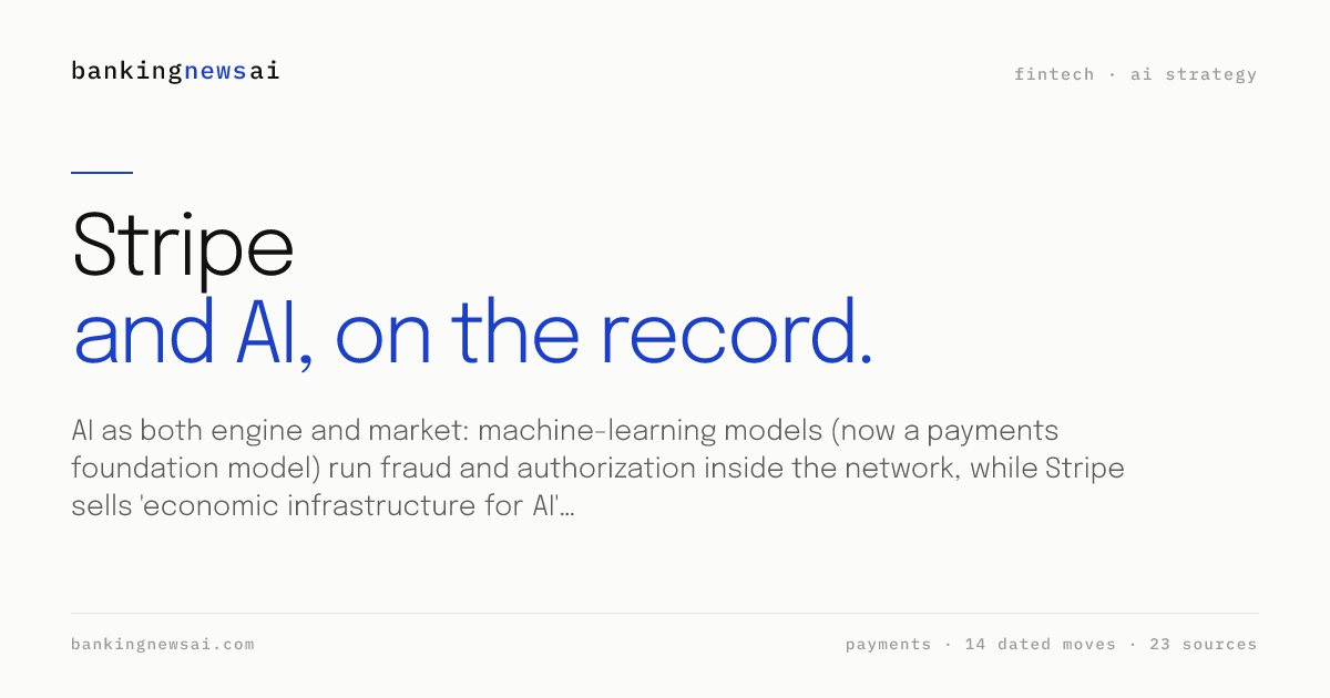 Stripe AI Strategy (2026): Use Cases, Leaders | BankingNewsAI